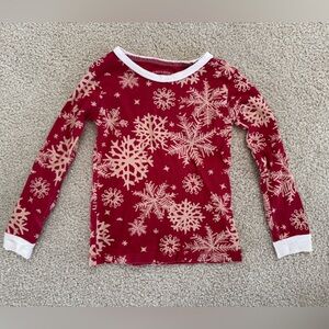 FREE WITH BUNDLE: Burt’s Bees Snowflake Pajama Top